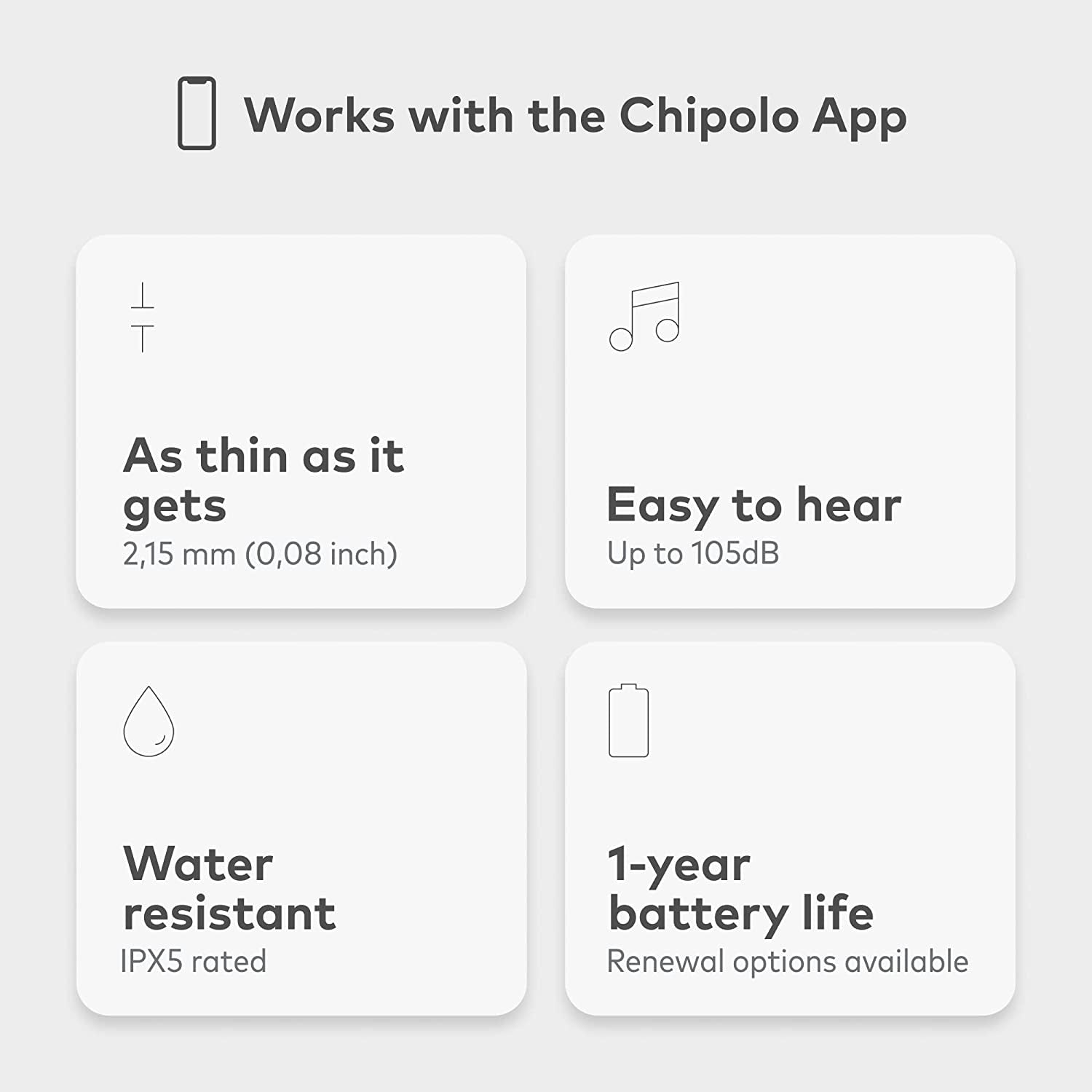 ONE Card - Wallet Tracker, Bluetooth Finder for Wallet, Passports, Item Finder, Premium Features, Out of Range Alerts, Works with  App (Ios & Android Compatible)