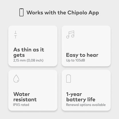 ONE Card - Wallet Tracker, Bluetooth Finder for Wallet, Passports, Item Finder, Premium Features, Out of Range Alerts, Works with  App (Ios & Android Compatible)